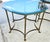Gold Vintage Labarge Side Tables Brass Glass Hoof Footed Octagonal Pair For Sale - Image 8 of 17