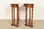 Maitland Smith Style French Empire Burl Wood and Gold Gilt Demilune Console Tables, Pair For Sale - Image 10 of 12