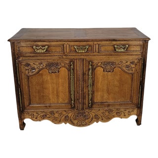 Low Normandy Sideboard in Oak For Sale
