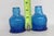 Blue Wheaton Nj Pocahontas Indian Herbs 2pc Pair Blue Glass Salt Pepper Shakers 4926b For Sale - Image 8 of 16