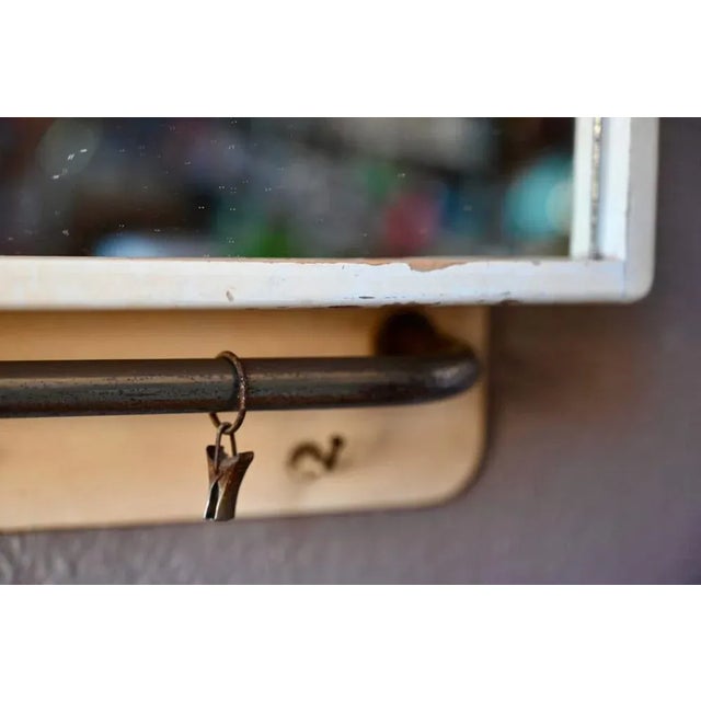 Vintage Bathroom Mirror with Shelf, 1950s For Sale - Image 10 of 11