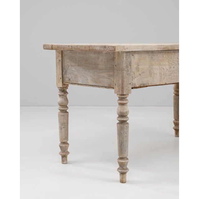 19th Century French Oak Dining Table For Sale In Greensboro - Image 6 of 9