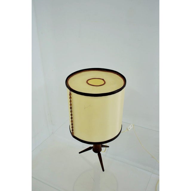 Wood Mid-Century Table Lamp from Uluv Krasna Jizba, 1960s For Sale - Image 7 of 18