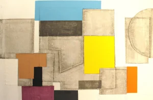 Norio Azuma 1950s Abstract Screenprint