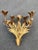 Large Italian Gilt Iron Floral Wall Sconce For Sale - Image 4 of 12