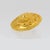 Gold Ungaro Paris Ornate Gilt Metal Clip Earrings For Sale - Image 8 of 9