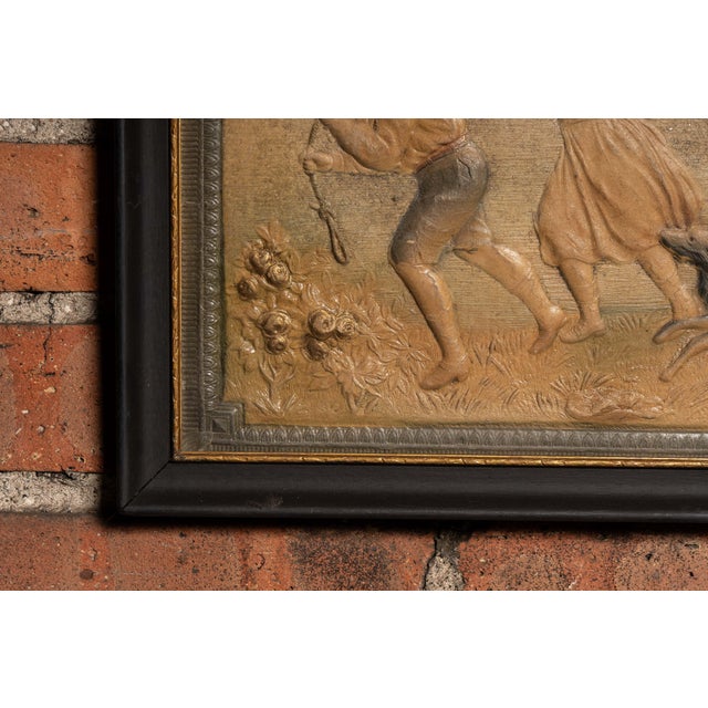 Late 19th Century 19th Century Embossed Advertising Relief for J. H. Long Monument Works For Sale - Image 5 of 6