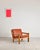 Mid-Century Modern Brutalist Lounge Chair in Oak and Leather by Tage Poulsen, Denmark, 1970s For Sale - Image 3 of 16