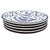 Contemporary Pottery Barn Anfora Puebla Blue Hand-Painted Dinner Plates, Set of 5 For Sale - Image 3 of 9