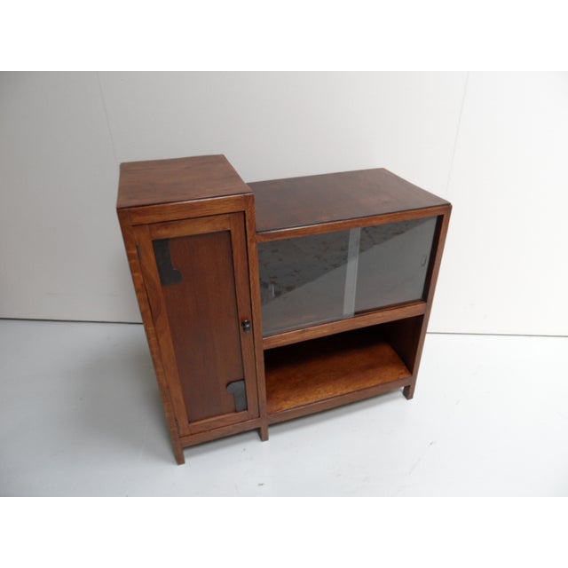 Art Deco Oak Display Cabinet, 1920s For Sale - Image 10 of 11