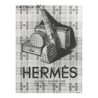 1931 French Vintage Hermès Print for Luxury Travel Needs For Sale