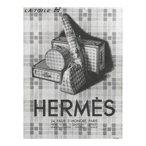 1931 French Vintage Hermès Print for Luxury Travel Needs
