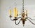 Hollywood Regency Brass Palm Chandelier from S. A. Boulanger, Belgium, 1970s For Sale - Image 6 of 9