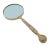Enhance your reading and workspace experience with this handmade functional brass magnifying glass, designed for viewing...