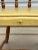Mid 20th Century Vintage Mid Century Yellow Vinyl Captain’s Chair For Sale - Image 6 of 12