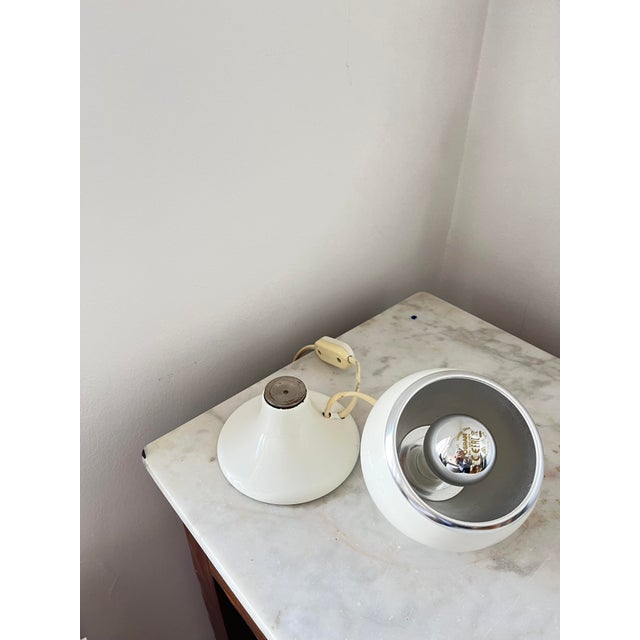 1970s Vintage Space Age Mod. C414 Magnetic Eyeball Table Lamp from Luci Italia, 1970s For Sale - Image 5 of 8