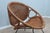 Mid-Century Modern Italian Rattan and Wicker Scoop Chair, 1950s For Sale - Image 6 of 14