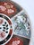 Imari Porcelain Mid 20th Century Japanese Imari Porcelain Fan-Shaped Dish in Red and White For Sale - Image 4 of 10