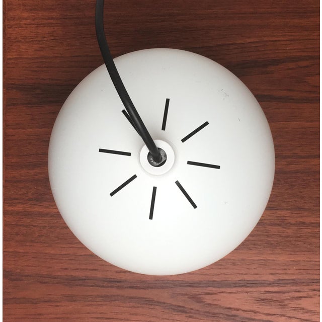 White Mid-Century German Space Age White Pendant Lamp from Staff Leuchten For Sale - Image 8 of 12