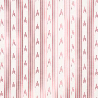 Schumacher X Mark D. Sikes Santa Barbara Ikat in Pink Fabric For Sale