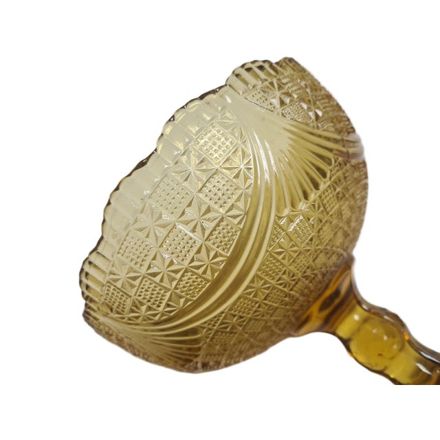Fruit Bowl on Stand from Ząbkowice Glassworks, 1970s For Sale - Image 11 of 16