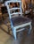 Sky Blue Vintage Sky Blue French Provincial Ladderback Side Chair – Carved Crest & Cabriole Legs For Sale - Image 8 of 8