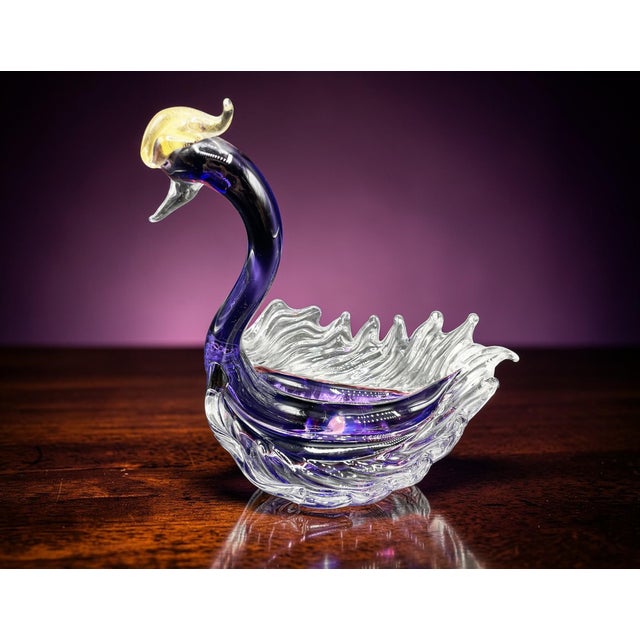 Murano Glass Swan by Archimede Seguso, 1950s For Sale - Image 13 of 13