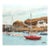 French Harbor Scene Oil on Canvas For Sale