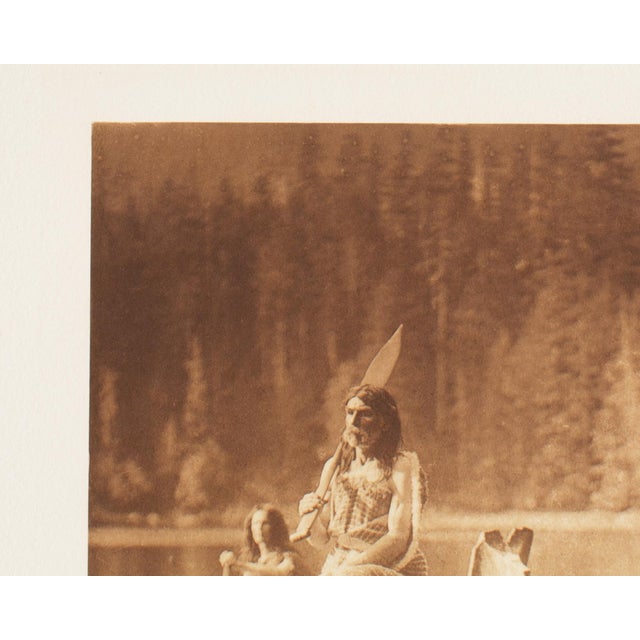 Paper After Edward Curtis “At Nootka” Photogravure Restrike John Andrew & Son For Sale - Image 7 of 8