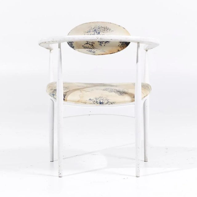 White Adrian Pearsall 950-C Mid Century Walnut Dining Chairs - Set of 4 For Sale - Image 8 of 9