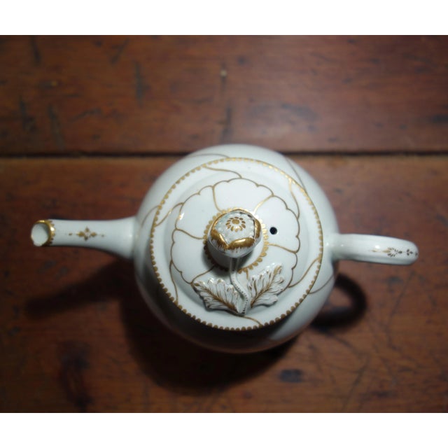 Late 18th Century Complete Circa 1775 First Period Worcester Tea Service 9 Pc. Set For Sale - Image 5 of 6