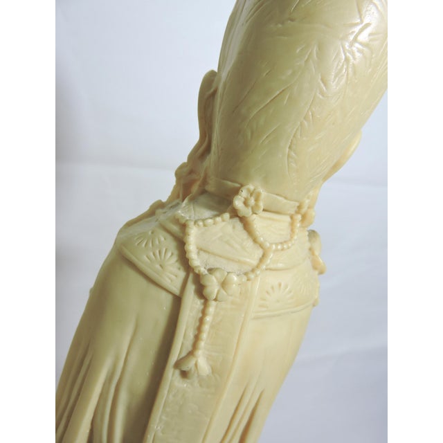 Mid 20th. Century Ivory Coloured Italian / Chinese Nobles, Statues or