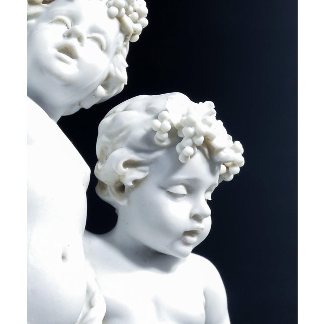 Ceramic Biscuit Sculpture by Benacchio for Triad Bacchanalian Putti For Sale - Image 7 of 18