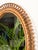 Vintage Round Spring Mirror in Bamboo with Rattan and Wicker by Franco Albini, Italy, 1960s For Sale - Image 9 of 13
