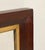 English Large English Rectangular Mirror With Mahogany and Gilt Frame (H 41 1/4 X W 35) For Sale - Image 3 of 8