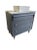 32" Mid-Century Modern Charcoal Bathroom Vanity With Vessel Sink For Sale - Image 4 of 5