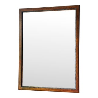 Early 20th Century American Federal Revival Oak Framed Wall Mirror For Sale