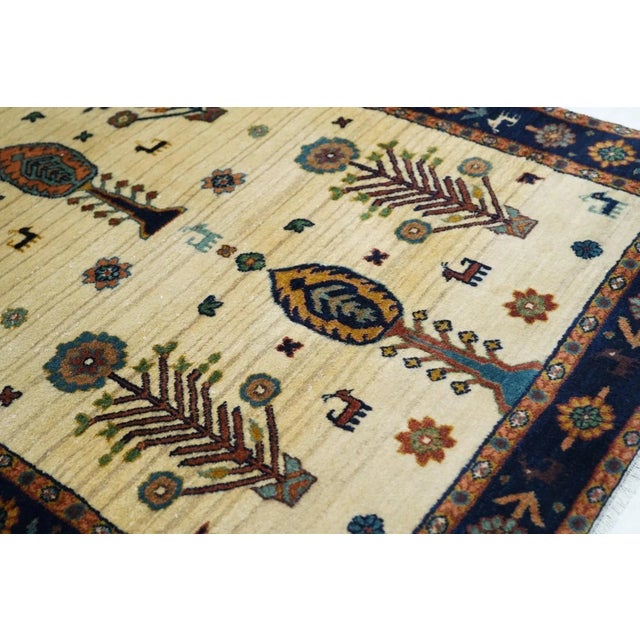 19th Century Vintage Gabbeh Rug 2'11'' x 5'3'' For Sale - Image 5 of 10