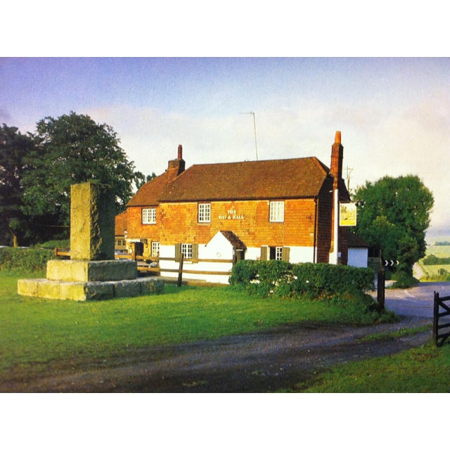 Circa 1970 "The Bat and Ball Hambledon, Hampshire" Print of an