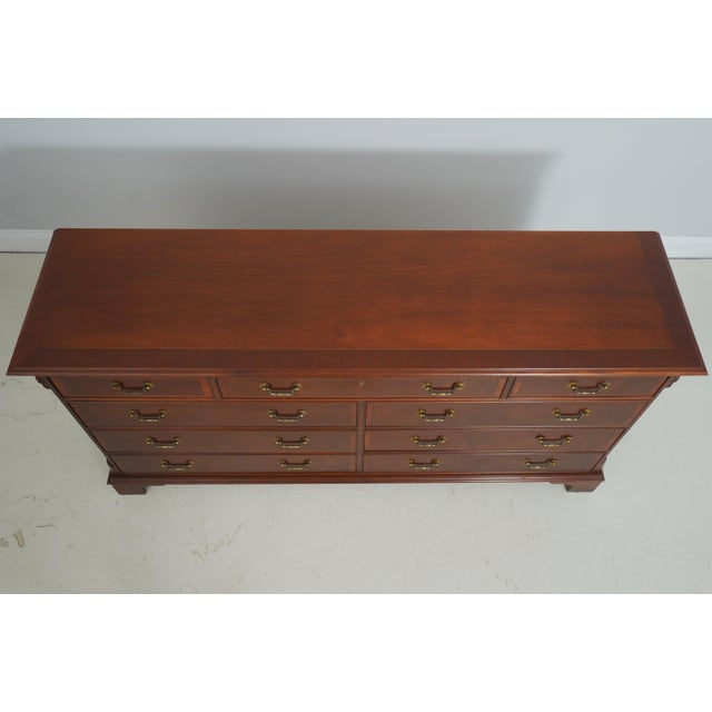 Ethan Allen Mahogany Inlaid Double Dresser For Sale In Philadelphia - Image 6 of 18