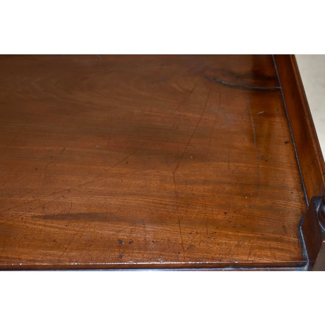 19th Century English Mahogany Dessert Buffet For Sale - Image 9 of 9