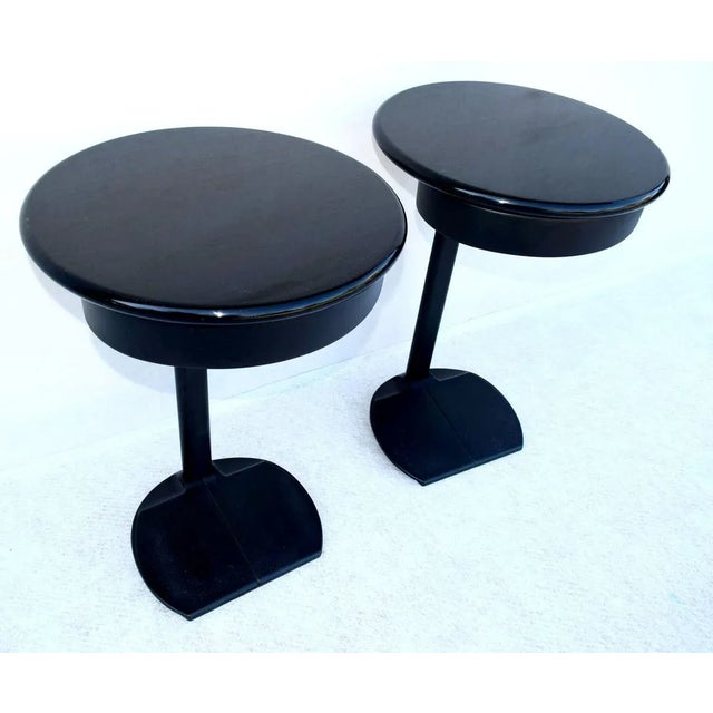 Italian Servese Nightstands by Studio Kairos for B&B Italia, 1980, Set of 2 For Sale - Image 3 of 12