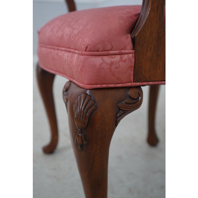 Set of 6 John Widdicomb Walnut Dining Room Chairs For Sale - Image 10 of 18