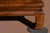 Ivory Vintage Baker Style Asian / Ming Fretwork Elmwood Wood Couch W/ White Embossed Cushions For Sale - Image 8 of 18