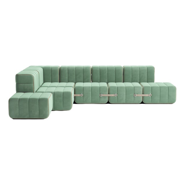 Flexible Large Corner Sofa from Ambivalenz, Set of 12 For Sale