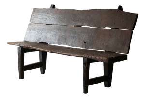 French Rustic Bench, 1700s