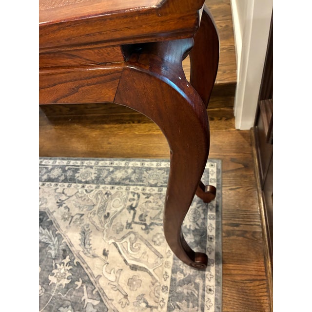 1970s 1970s Traditional/Reproduction Console Table With Chippendale & Queen Anne Influences. For Sale - Image 5 of 8