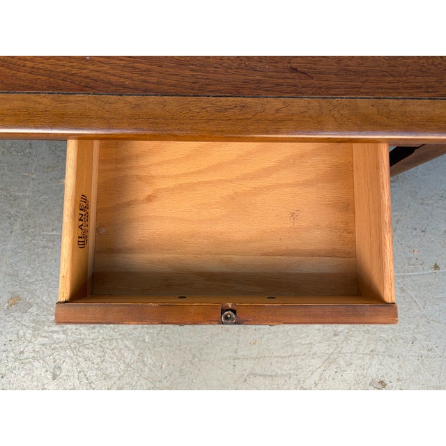 Vintage Mid-Century Walnut Coffee Table by Lane Furniture For Sale - Image 10 of 15