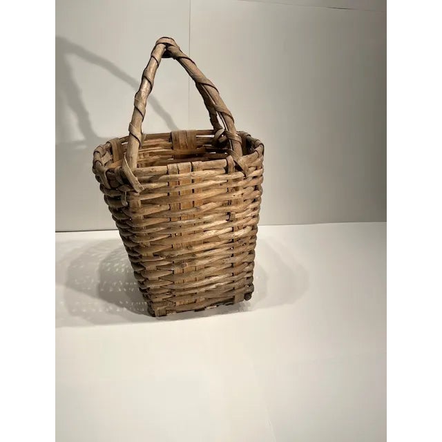 Kenneth Ludwig Chicago French Market Basket With Tall Handle For Sale - Image 4 of 7