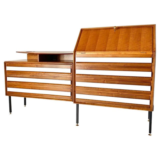 Mid-Century Modern Vintage Sideboard with Drawers, 1960s For Sale - Image 3 of 15
